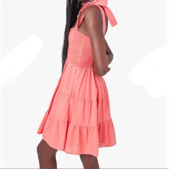 Xirena Cotton Tie Shoulder Lori Dress “Pop” XS - Picture 9 of 16